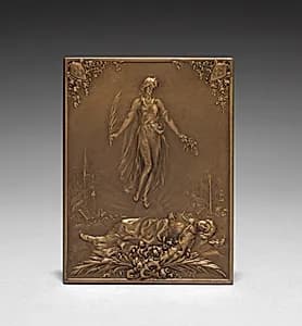 Medallion (obverse) by Henri Emile Allouard (French, 1844–1929)