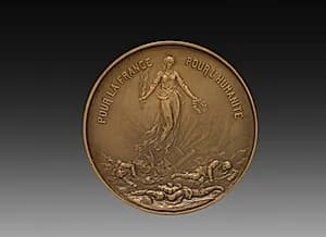Medallion (obverse) by Henri Emile Allouard (French, 1844–1929)