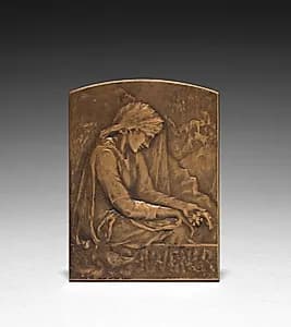 Medallion (obverse) by Marie Alexandre Lucien Coudray (French, 1864–1932)