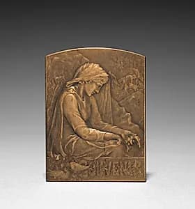 Medallion (obverse) by Marie Alexandre Lucien Coudray (French, 1864–1932)