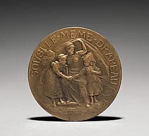 Medallion (obverse) by Charles-Theodore Perron (French, 1862–1934)
