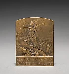 Medallion (obverse) by Jules Prosper Legastelois (French, 1855–1931)