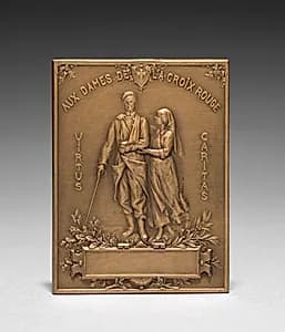 Medallion (reverse) by Henri Emile Allouard (French, 1844–1929)