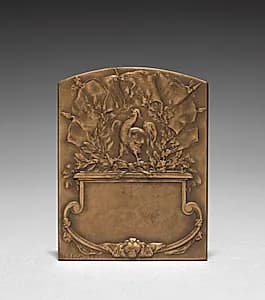 Medallion (reverse) by Jules Prosper Legastelois (French, 1855–1931)