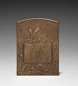 Medallion (reverse) by Marie Alexandre Lucien Coudray (French, 1864–1932)
