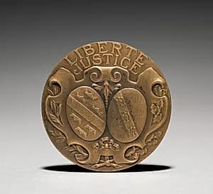 Medallion (reverse) by Charles-Theodore Perron (French, 1862–1934)