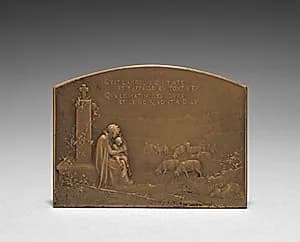 Medallion (reverse) by Jules Dupré (French, 1811–1889)