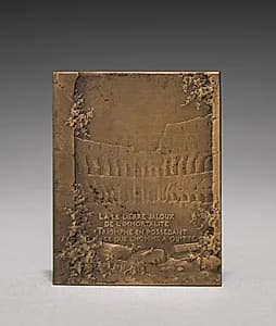 Medallion (reverse) by Jules Dupré (French, 1811–1889)
