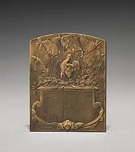 Medallion (reverse) by Jules Prosper Legastelois (French, 1855–1931)