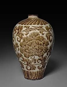 Meiping Vase:  Cizhou Ware by Unknown Artist