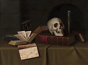 Memento Mori, "To This Favour" by William Michael Harnett (American, 1848–1892)