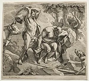 Mercury Killing Argus by Jacob Jordaens (Flemish, 1593–1678)