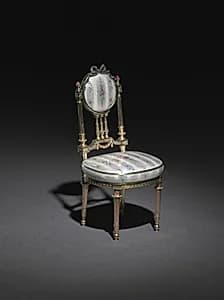 Miniature Chair by House of Fabergé (Russian, 1842–1918)
