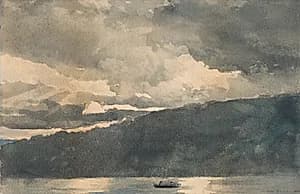 Mink Lake, Adirondacks by Winslow Homer (American, 1836–1910)