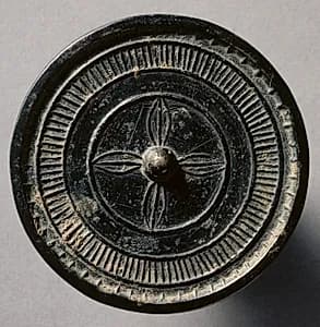 Mirror with Four Leaves by Unknown Artist