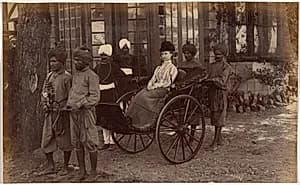 Miss Lyall, Shimla by Raja Deen Dayal (Indian, 1844–1905)