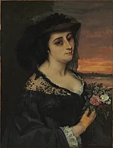 Mme L... (Laure Borreau) by Gustave Courbet (French, 1819–1877)