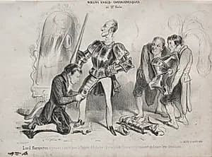 Moeurs Anglo-chevaleresques by Unknown Artist