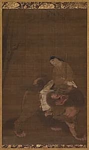 Monju as a Child by Unknown Artist