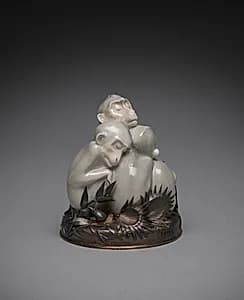 Monkey Figure by Ingeborg Plockross-Iminger (Danish, 1872–1962)