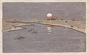 Moonrise by Arthur Wesley Dow (American, 1857–1922)