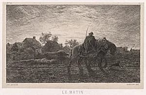 Morning by Charles-Émile Jacque (French, 1813–1894)