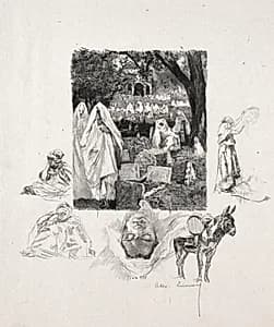Moroccan Sketches by Alexandre Lunois (French, 1863–1916)