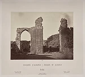 Mosque of Altamsh, Delhi by Louis-Théophile Marie Rousselet (French, 1845–1929)