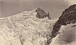 Mount Maudit, Savoy by Auguste-Rosalie Bisson (French, 1826–1900)