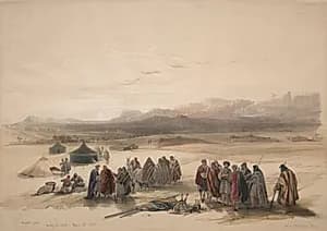 Mount Seir Wady el Chor by David Roberts (Scottish, 1796–1864)