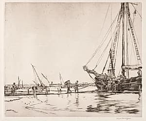 Moy, Ireland by Muirhead Bone (British, 1876–1953)