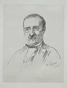 Mr. Champfleury by Alphonse Legros (French, 1837–1911)