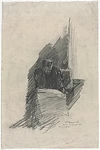Mrs. Drummond by Muirhead Bone (British, 1876–1953)