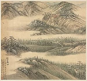 Mt. Biyan (Green Cliff) by Song Xu (Chinese, 1525-c. 1606)