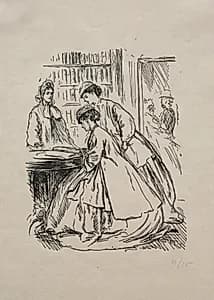 Much Ado about Nothing by George Louis Palmella Busson Du Maurier (British, 1834–1896)
