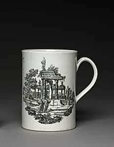 Mug by Worcester Porcelain Factory (British, established 1751)