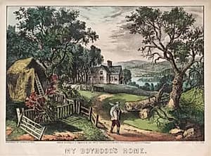 My Boyhood's Home by James Merritt Ives (American, 1824–1895)