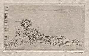 My Portrait in the Year 1960 by James Ensor (Belgian, 1860–1949)
