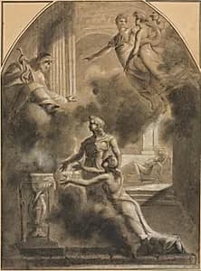 Mythological Scene by Pierre-Paul Prud'hon (French, 1758–1823)