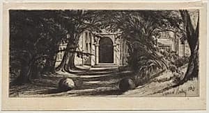 Mytton Hall by Francis Seymour Haden (British, 1818–1910)
