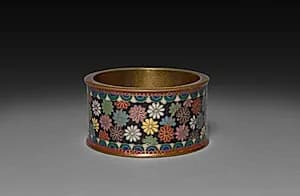Napkin Ring with Flowers by Unknown Artist