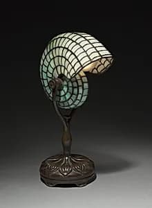 Nautilus Reading Lamp by Tiffany Glass & Decorating Company (America, New York, 1892–1902)