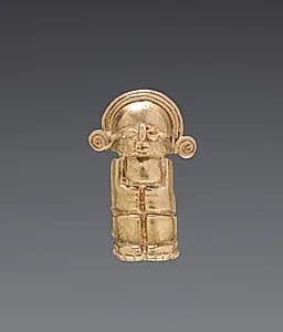 Necklace Figurine Bead by Unknown Artist