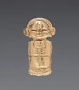Necklace Figurine Bead by Unknown Artist