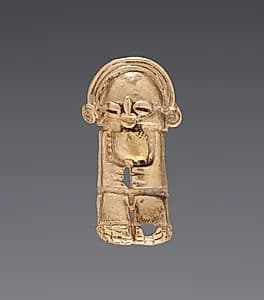 Necklace Figurine Bead by Unknown Artist