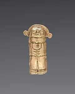 Necklace Figurine Bead by Unknown Artist