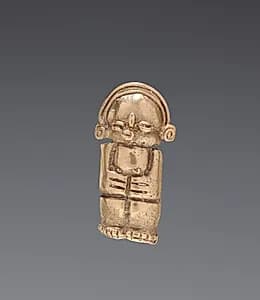 Necklace Figurine Bead by Unknown Artist