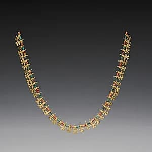 Necklace of Insect(?) Beads  by Unknown Artist