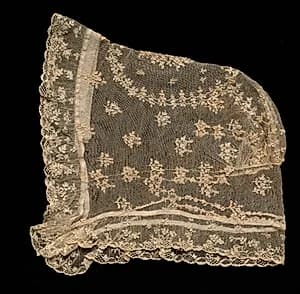 Needlepoint Lace Cap by Unknown Artist