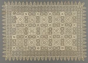 Needlepoint Lace Cloth by Unknown Artist